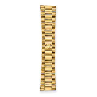 Swiss Crown™ USA Pre-owned Rolex-Independently Certified 18k 31mm Case Presidential Champagne Diamond Dial Watch