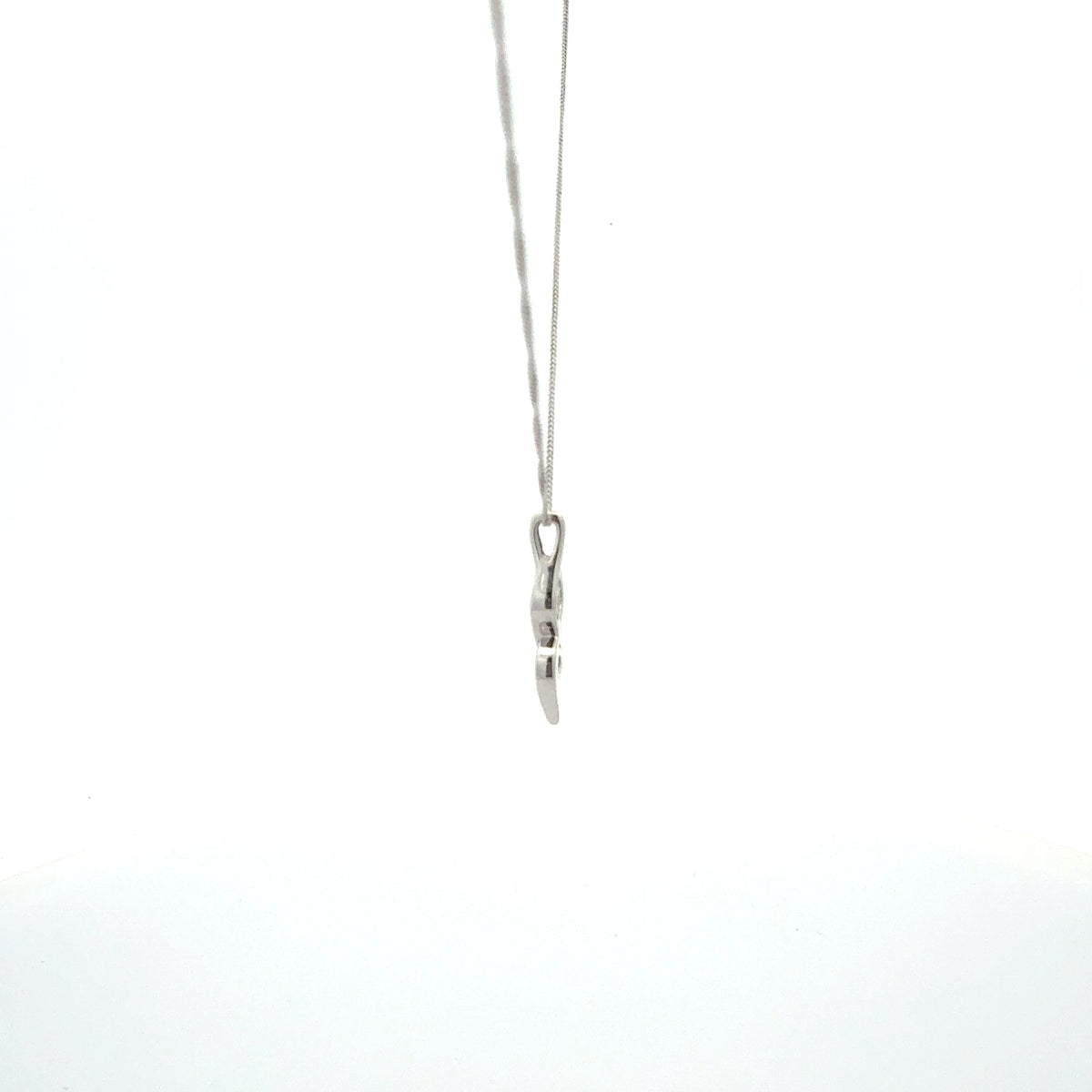 10K White Gold 0.20cttw Diamond Necklace