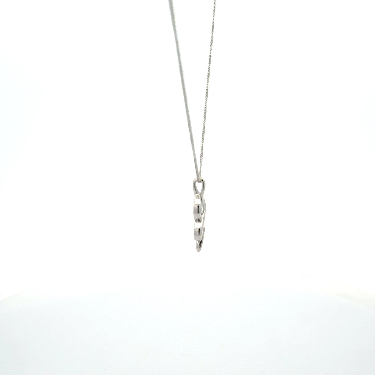 10K White Gold 0.20cttw Diamond Necklace