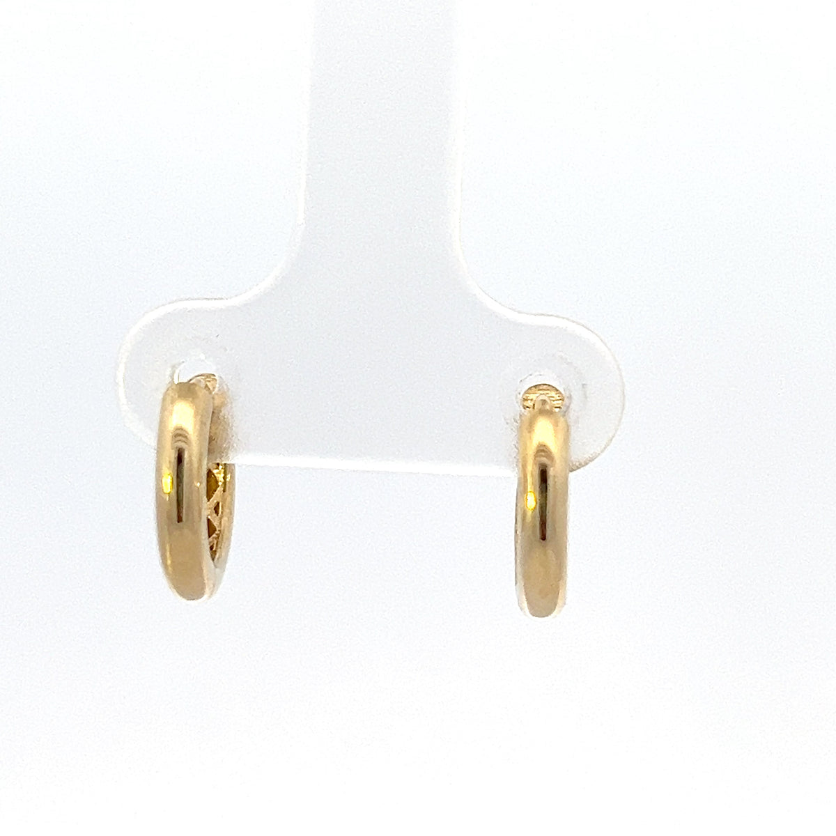 10K Yellow Gold Huggie Earrings