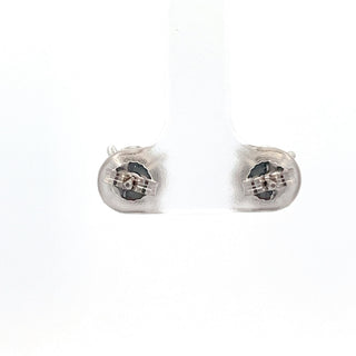 14K White Gold 4cttw Lab Grown Diamond Stud Earrings