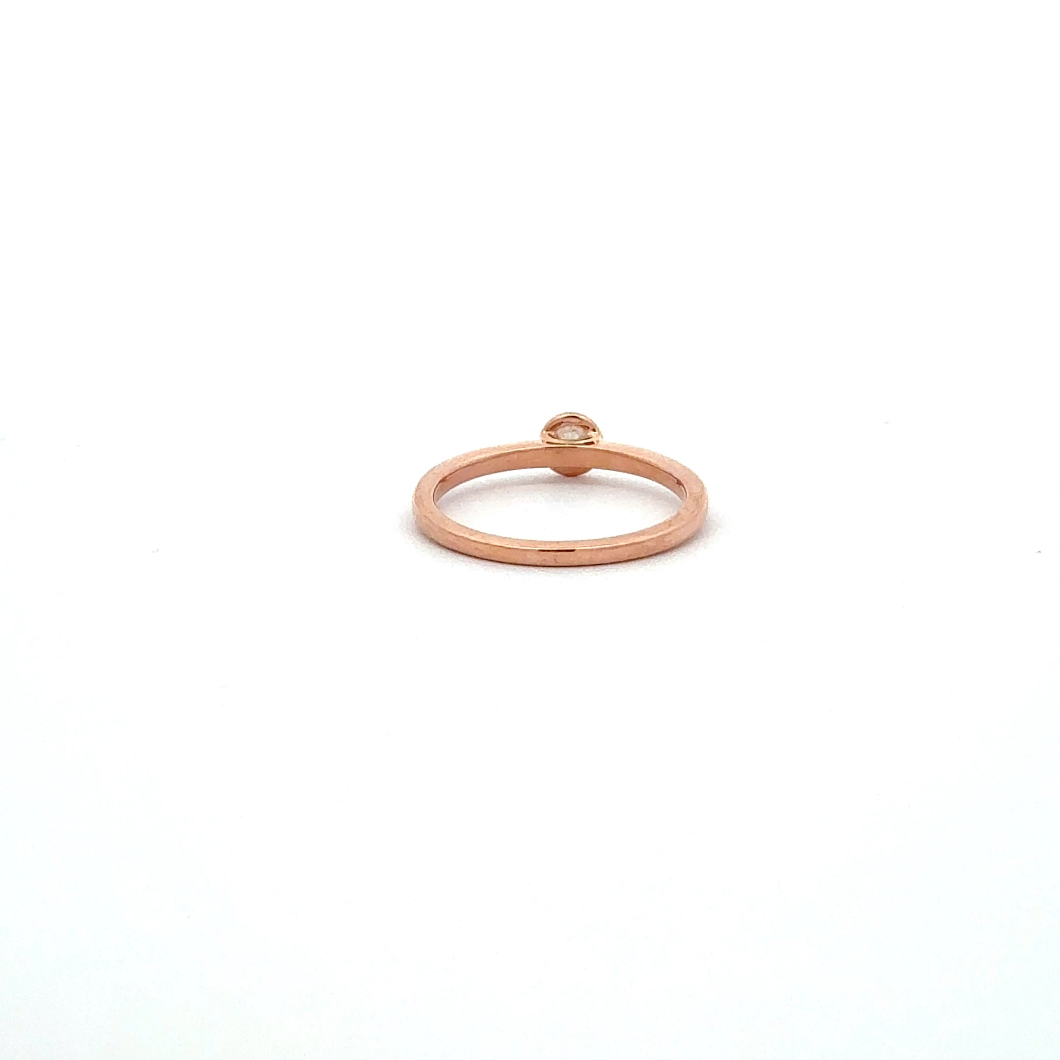 10K Rose Gold 0.25cttw Rose Gold Diamond Ring - 4