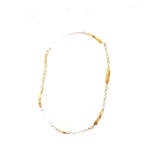 10K Yellow Gold Heart Adjustable Bracelet 7"-8"