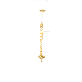 10K Yellow Gold Adjustable Bracelet 6.5-7.5"