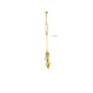 10K Yellow Gold Mother of Pearl Bracelet 6.5-7.25"