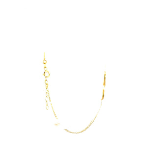 10K Yellow Gold Infinity Bracelet 7"