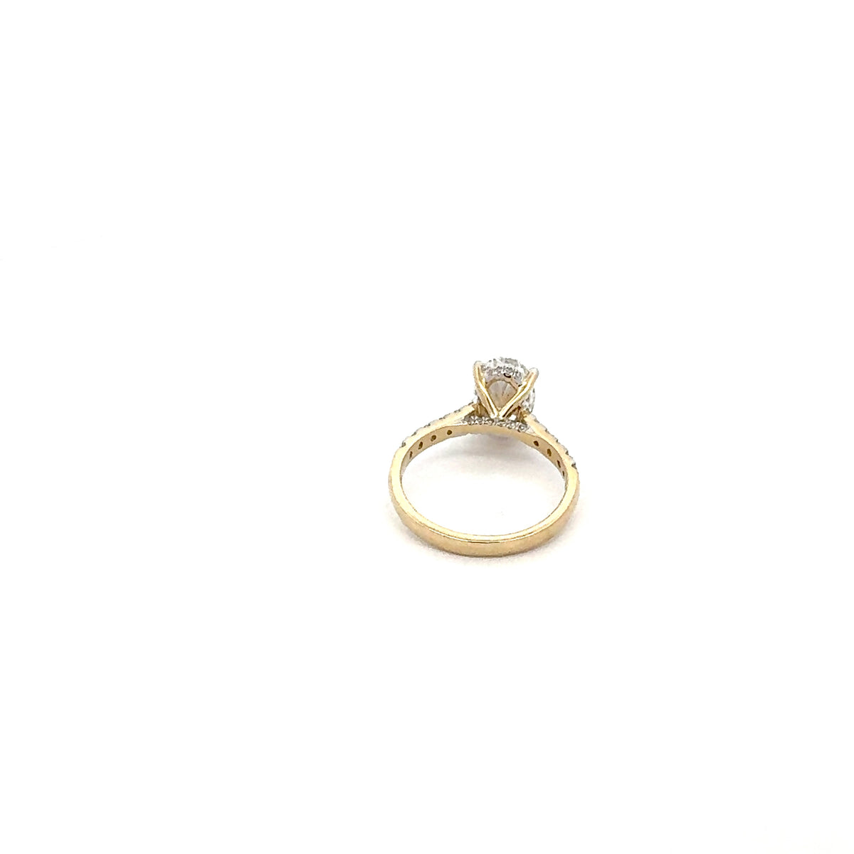 14K Yellow Gold 2.50 cttw Lab Grown Diamond Engagement Ring - Size 6.5