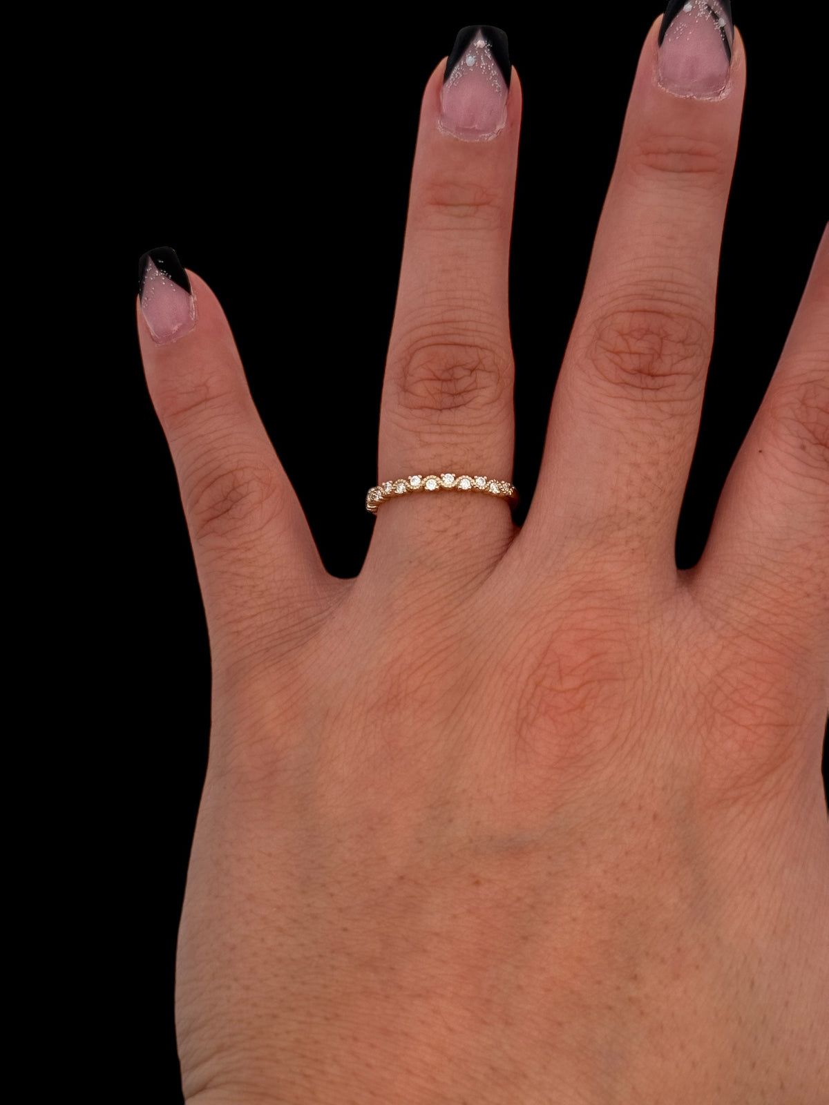 10K Yellow Gold 0.12cttw Diamond Ring