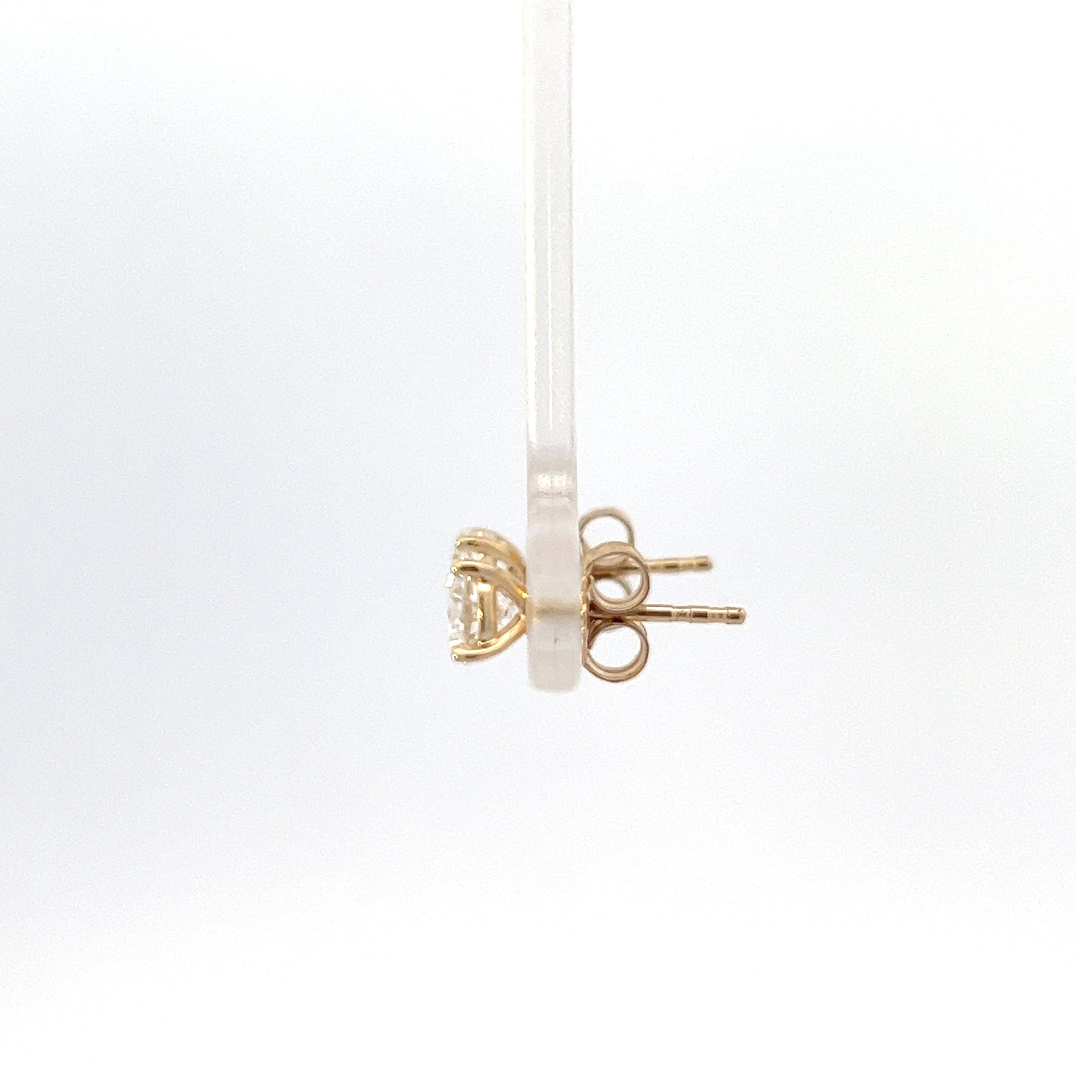 14K Yellow Gold 1.00cttw Lab Grown Diamond Stud Earrings