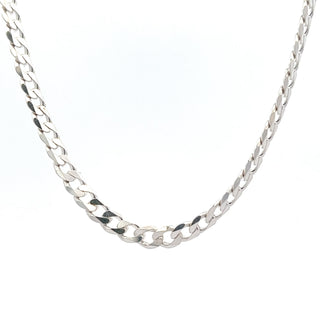 Sterling Silver 3.9mm Curb Chain 20"