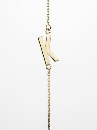 10K Initial Pendant