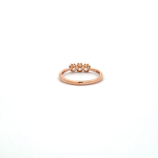 14K Rose Gold 0.50cttw Maple Leaf Canadian Diamond Ring