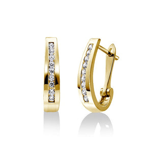 Lab Grown Diamond Huggie Earrings