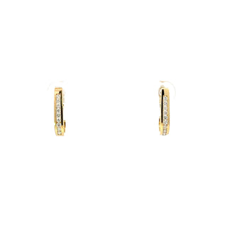 Lab Grown Diamond Huggie Earrings