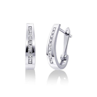 Lab Grown Diamond Huggie Earrings