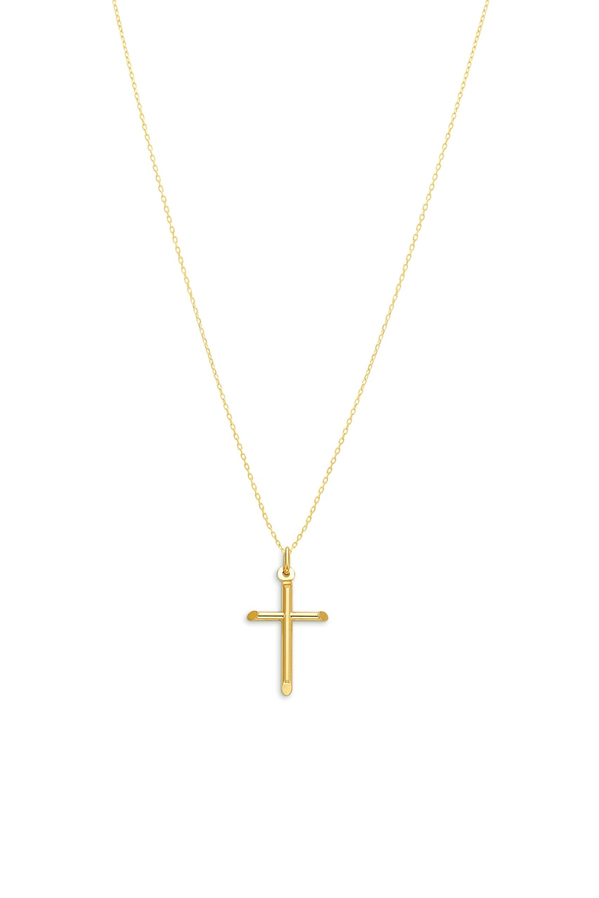 10K Yellow Gold Cross Charm