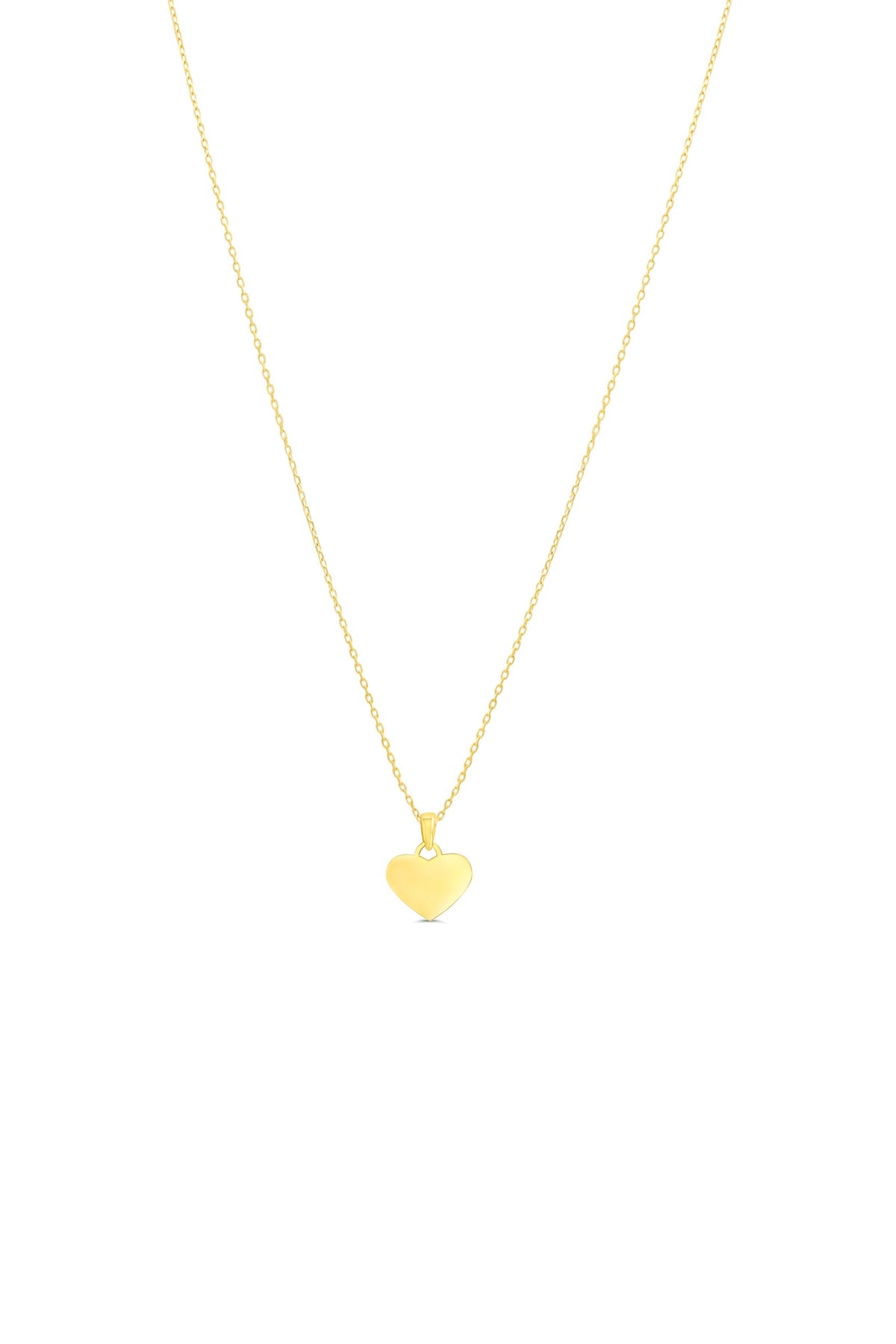 10K Yellow Gold Heart Charm