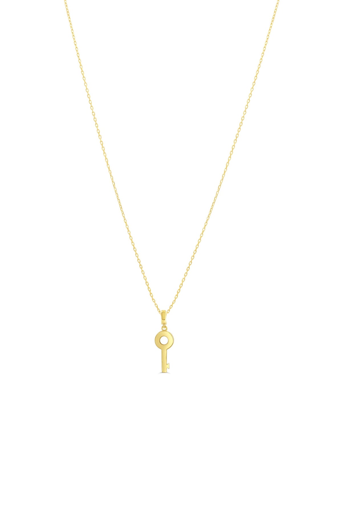 10K Yellow Gold Key Charm