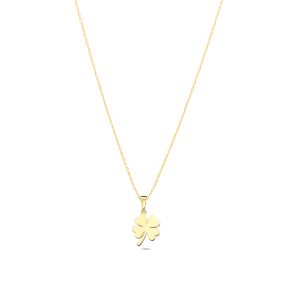 10K Yellow Gold 4 Leaf Clover Charm
