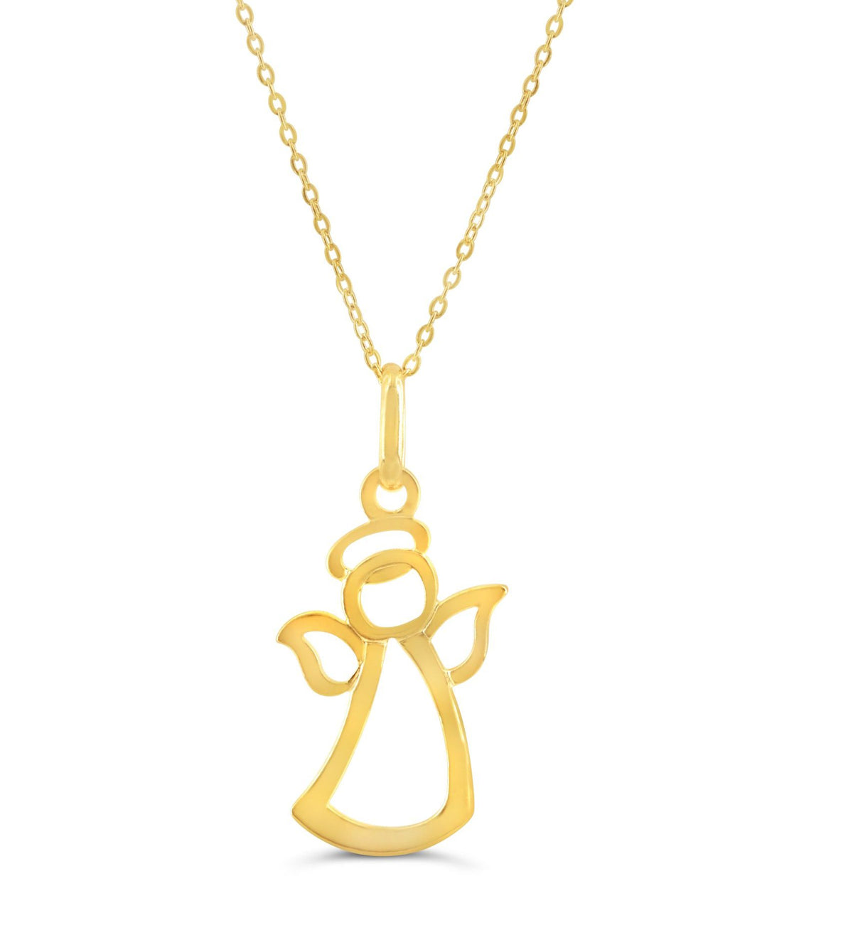 10K Yellow Gold Angel Charm