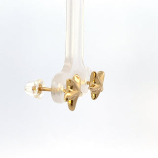 14K Yellow Gold Starfish stud earrings
