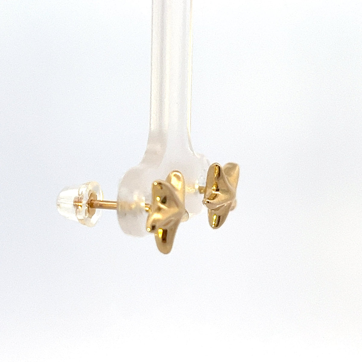 14K Yellow Gold Starfish stud earrings