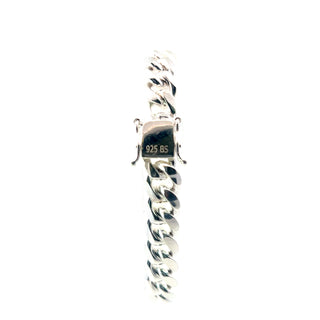 925 Sterling Silver 8.6mm Miami Cuban Link with Box Clasp - 8 Inches