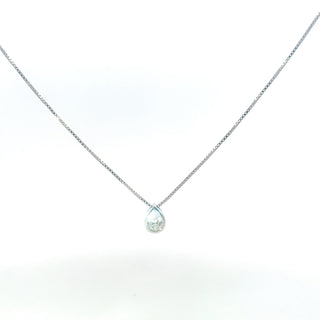925 Sterling Silver Lab Grown Diamond  Pendant Necklace