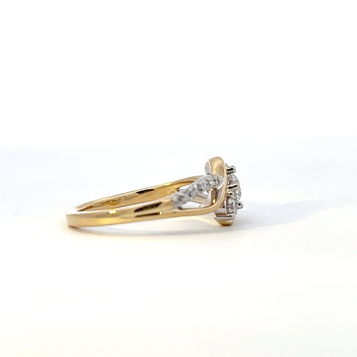 14K Yellow Gold 0.50cttw Canadian Diamond Ring