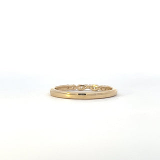 10K Yellow Gold 0.22cttw Diamond Wedding Band