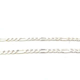 925 Sterling Silver 5.8mm Figaro Chain, 20"