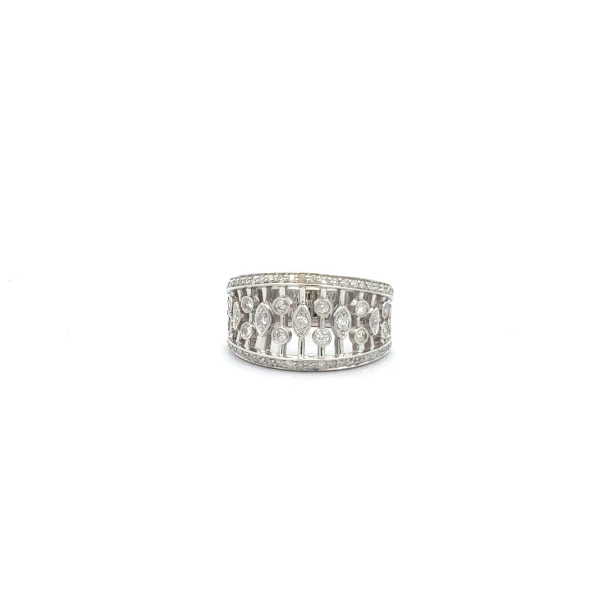 10K White Gold 0.50cttw  Diamond Ring