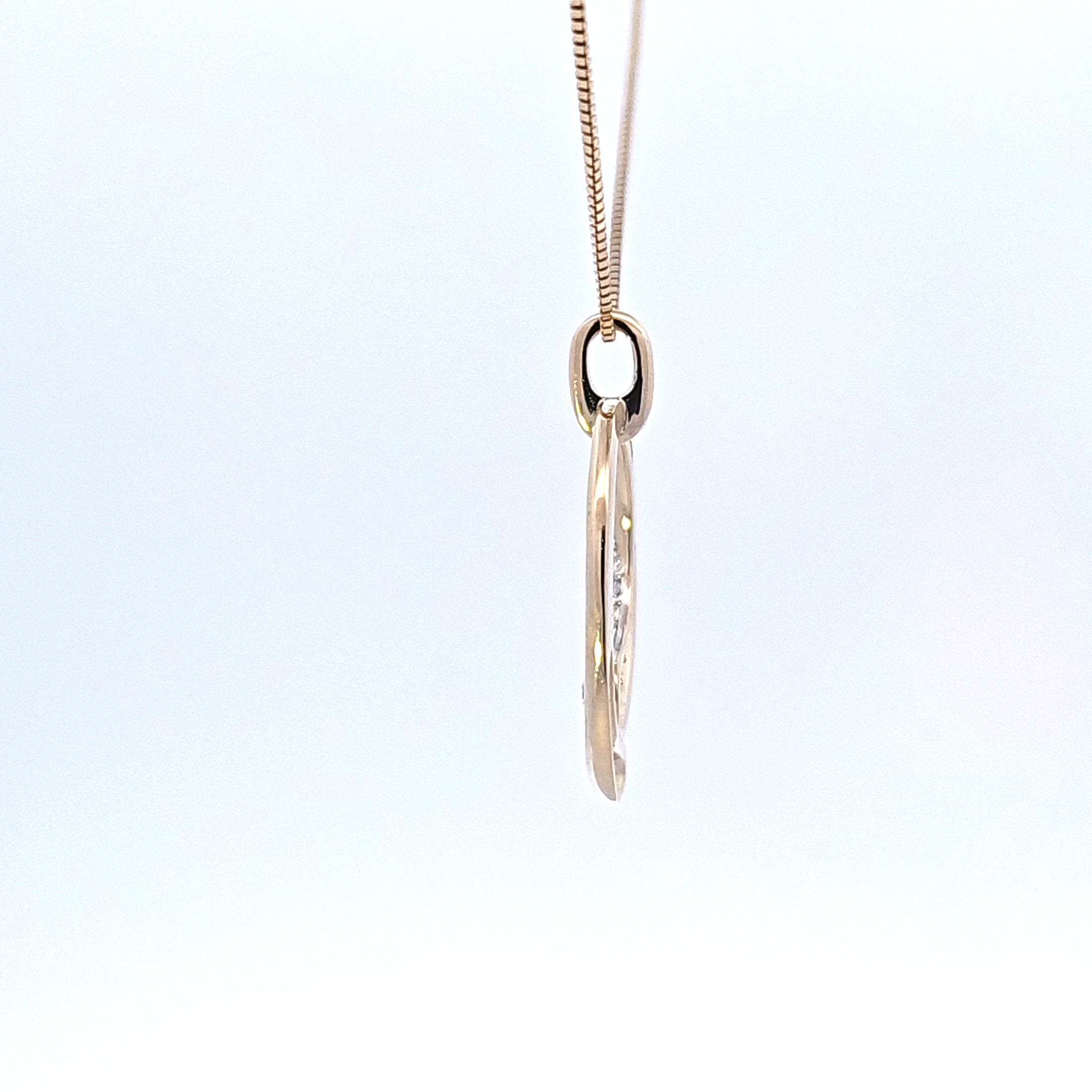 10K Yellow Gold 0.50cttw Diamond Necklace