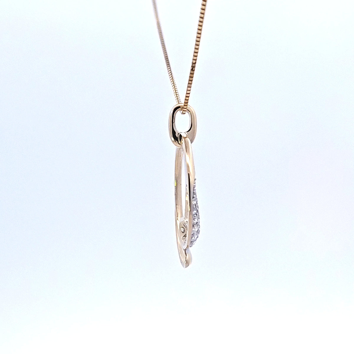 10K Yellow Gold 0.50cttw Diamond Necklace