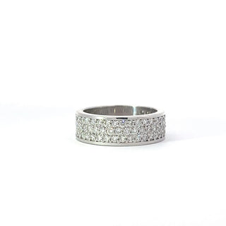 14K White Gold Diamond Ring