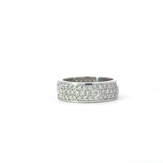 14K White Gold Diamond Ring