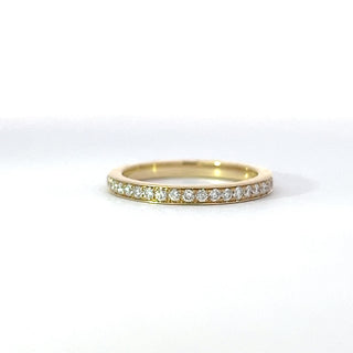 14K Yellow Gold Diamond Band
