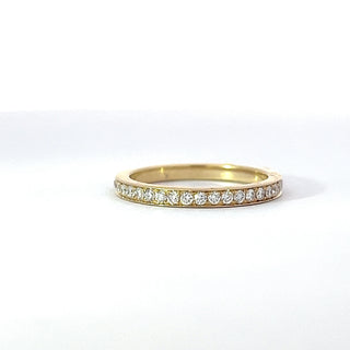 14K Yellow Gold Diamond Band