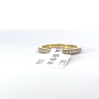 14K Yellow Gold Diamond Band
