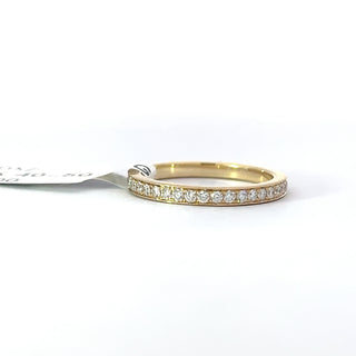 14K Yellow Gold Diamond Band