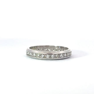 14K White Gold Natural Diamond Ring