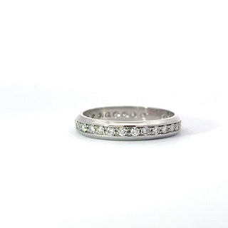 14K White Gold Natural Diamond Ring