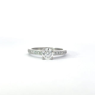 14K White Gold 2.80cttw Natural Diamond Ring