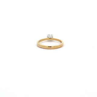 14K Yellow and White Gold 0.524cttw Canadian Diamond Ring