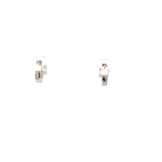 Lab Grown Gemstone Hoop Earrings