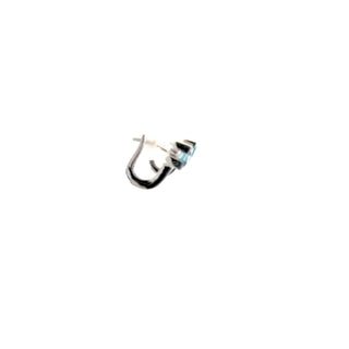 Lab Grown Gemstone Hoop Earrings