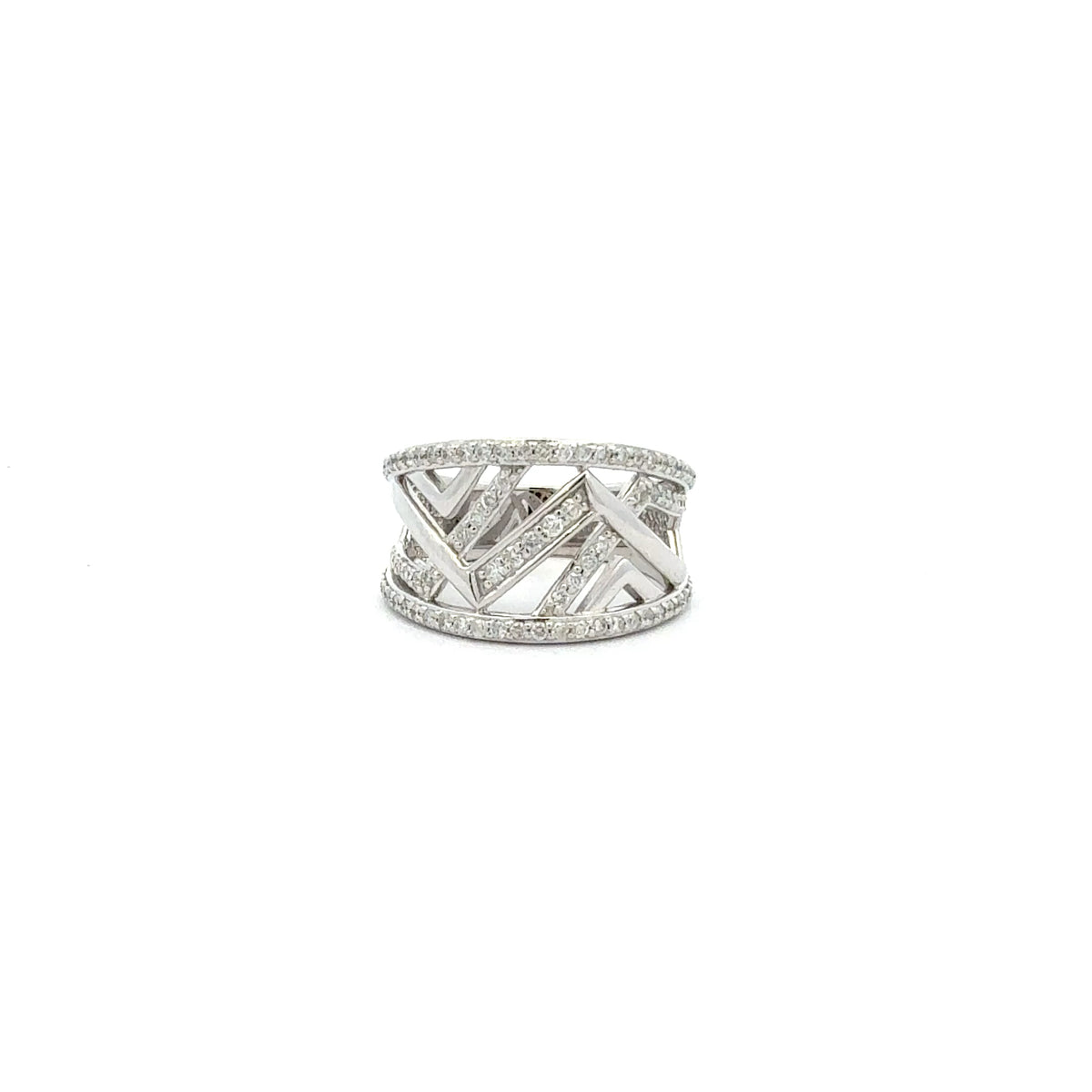 10K White Gold 0.53cttw  Diamond Ring