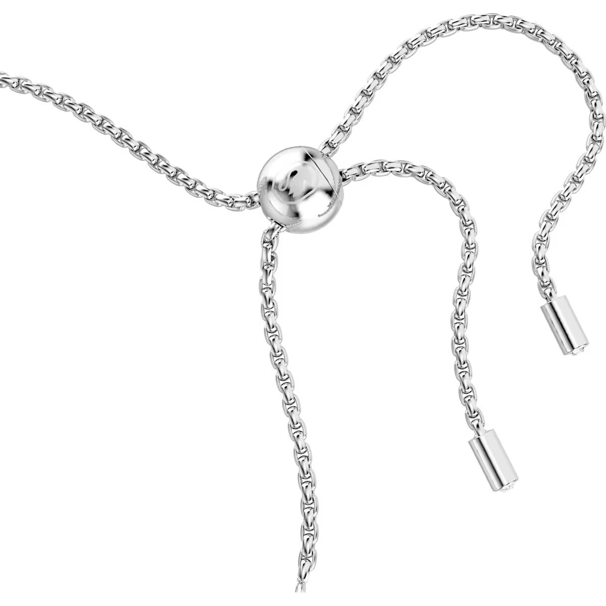 Swarovski - Matrix Tennis bracelet, Mixed round cuts, White, Rhodium plated 5677813