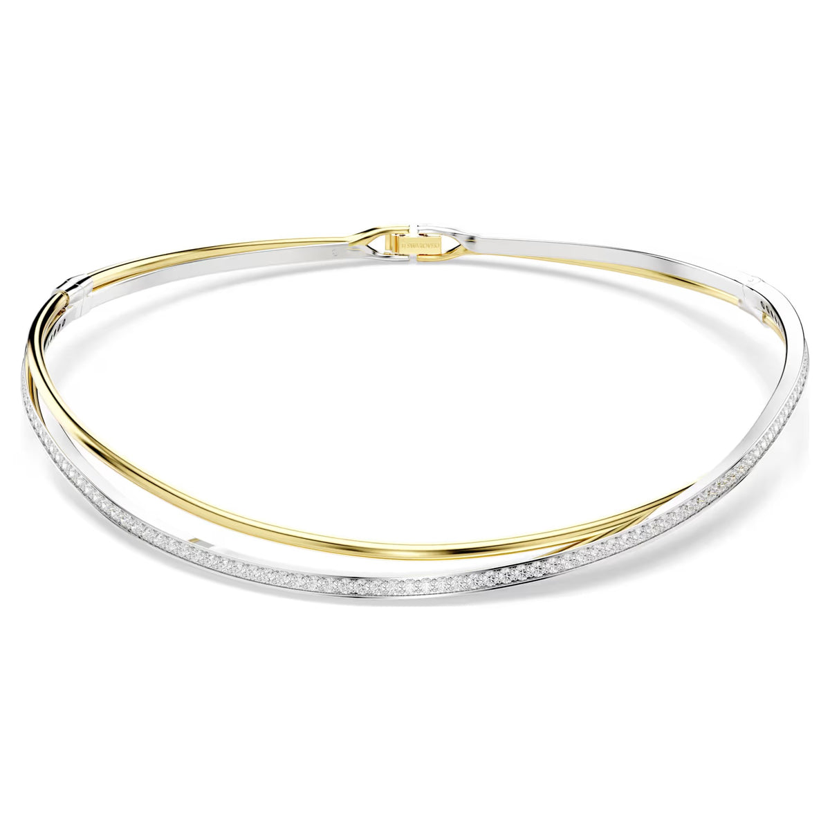 Swarovski - Hyperbola choker Round cut, White, Mixed metal finish - 5702408