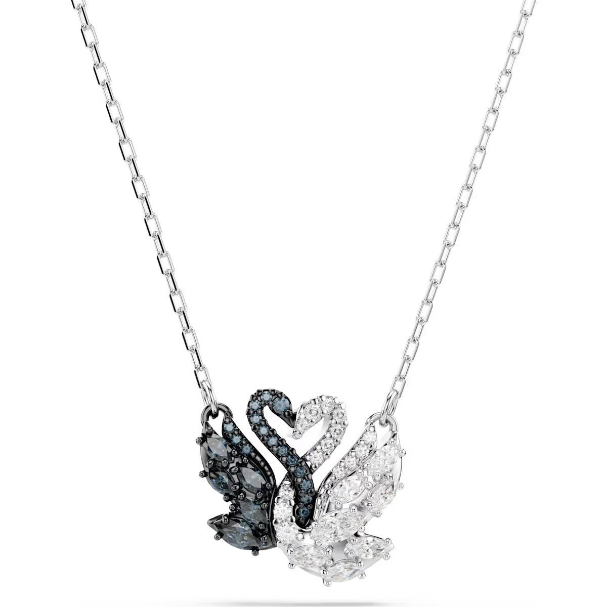 Swarovski - Swan pendant, Swan, Black, Rhodium plated 5705721